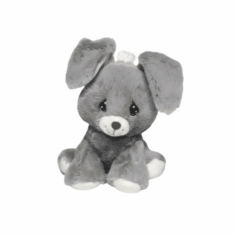 Aurora Precious Moments Gray Bunny Rabbit Plush 9" Stuffed Animal Soft Toy